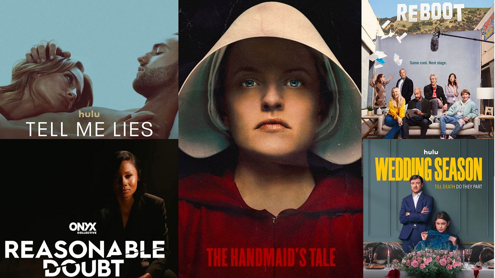 Tell Me Lies, Reasonable Doubt, The Handmaid&#039;s Tale, Reboot, and Wedding Season (Images via Rotten Tomatoes, and IMDb)