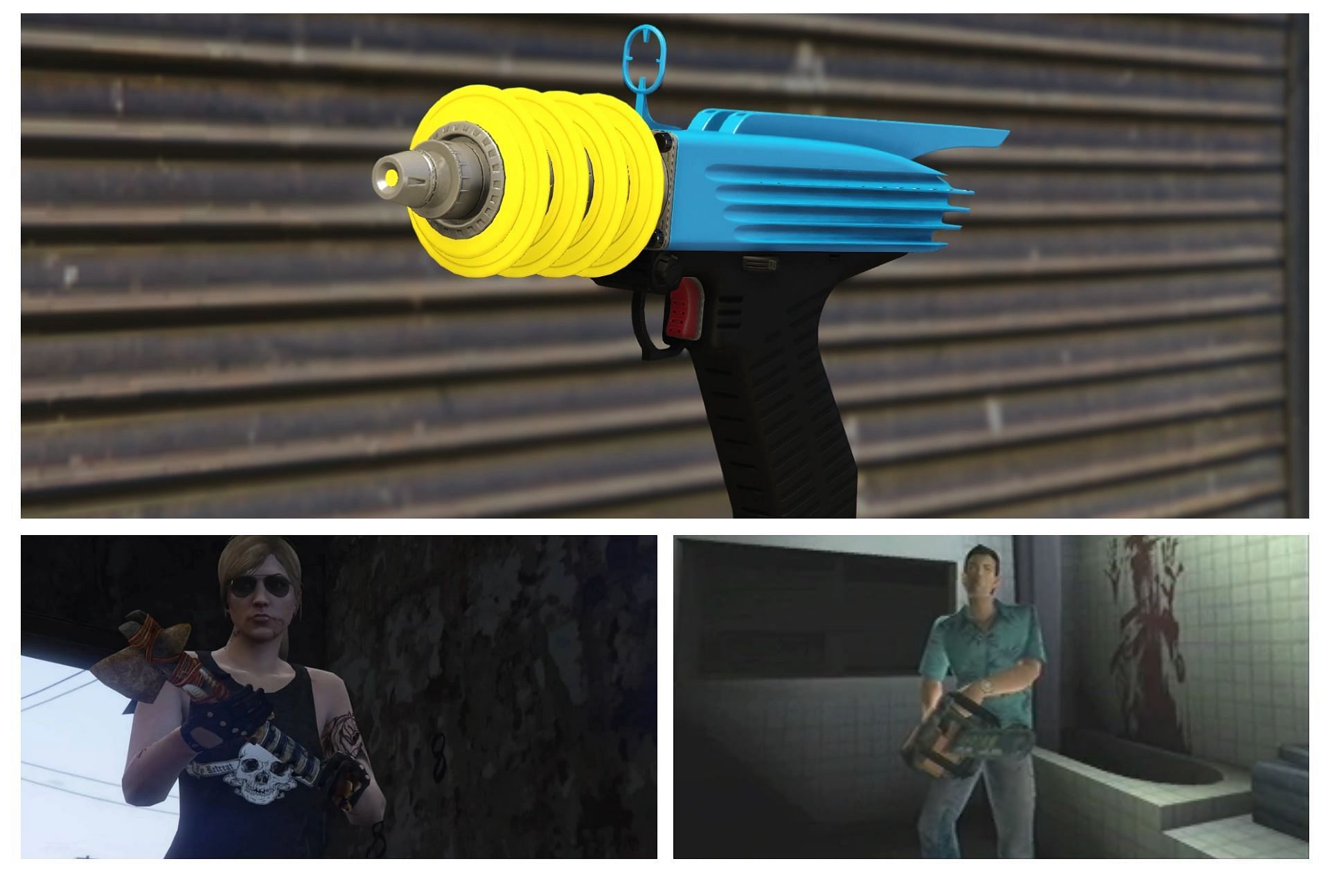 Unleash the fun in GTA games using these weapons (Images via GTA Fandom)