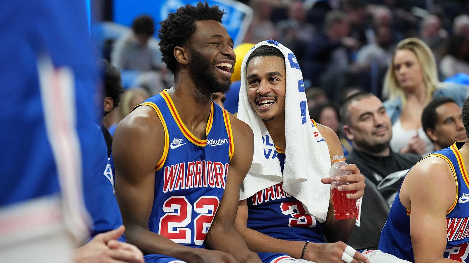 The Golden State Warriors&#039; incredibly deep roster has them sniffing a back-to-back. [Photo: NBC Sports]