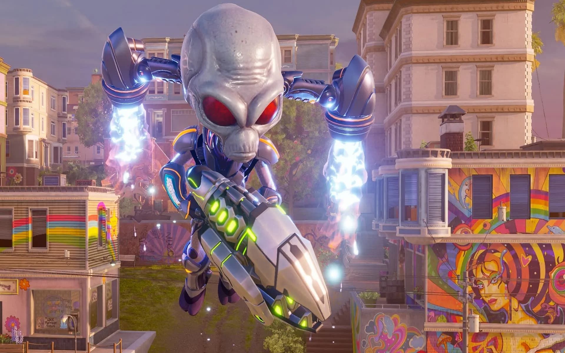 Destroy All Humans! 2 Reprobed is bringing back classic alien invasion action (Image via THQ Nordic)