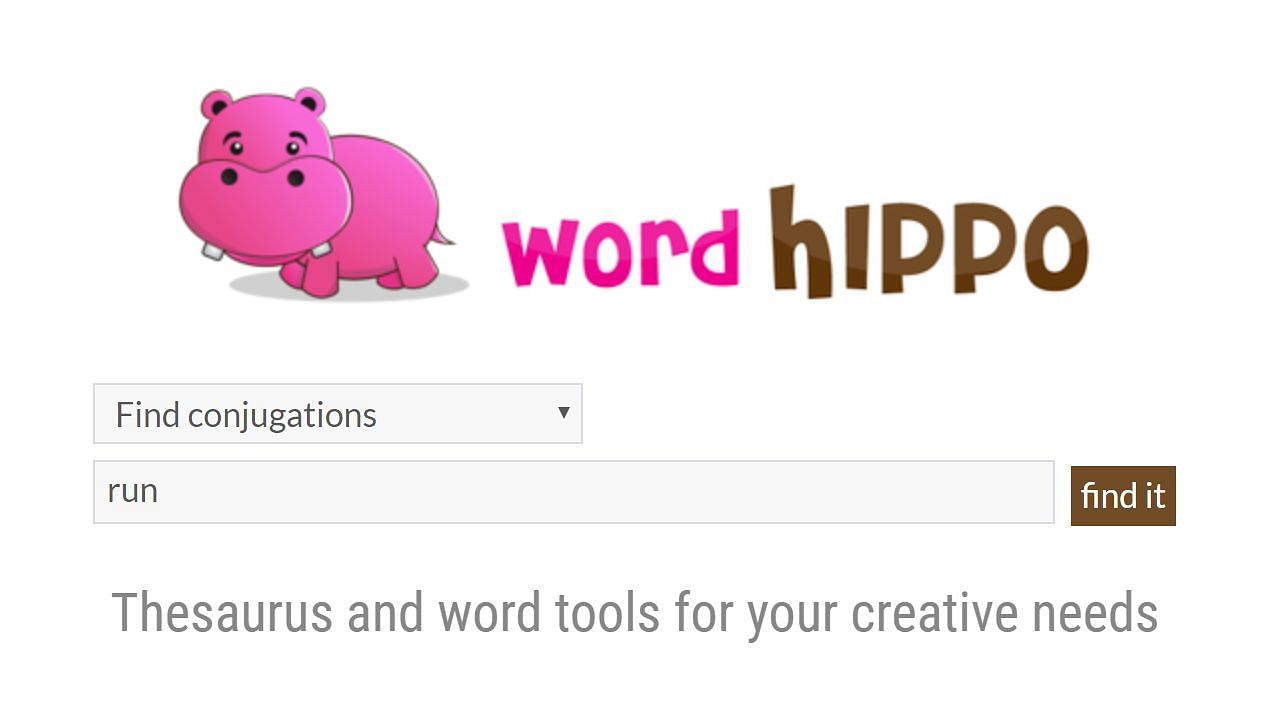 Word Hippo website (Image by Sportskeeda)
