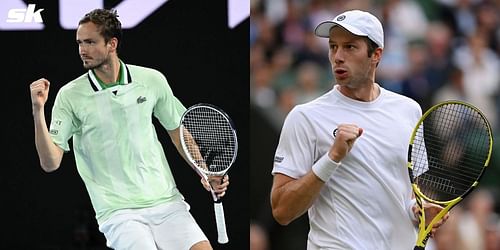 Daniil Medvedev takes on Botic van de Zandschulp in the second round of the Western & Southern Open in Cincinnati