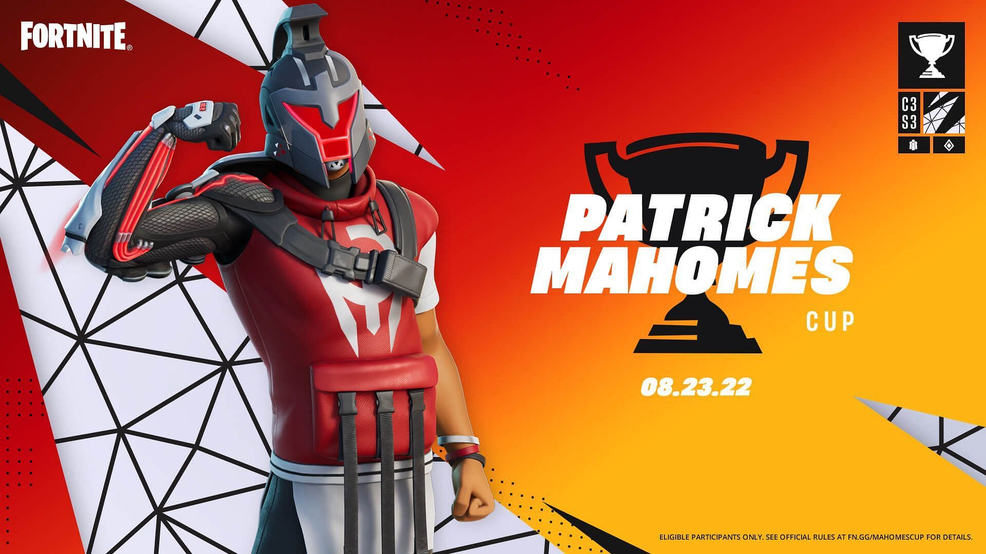 Mahomes&#039; Fortnite skin can be earned for free (Image via Epic Games)