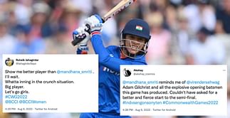 "Can we exchange Shreyas Iyer for Smriti Mandhana?" - Twitter erupts as India opener smashes fastest T20I fifty in CWG 2022