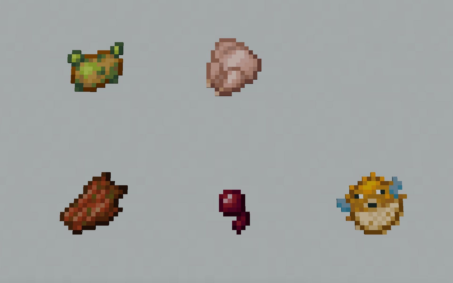 Some food items that should be avoided in Minecraft (Image via Mojang)
