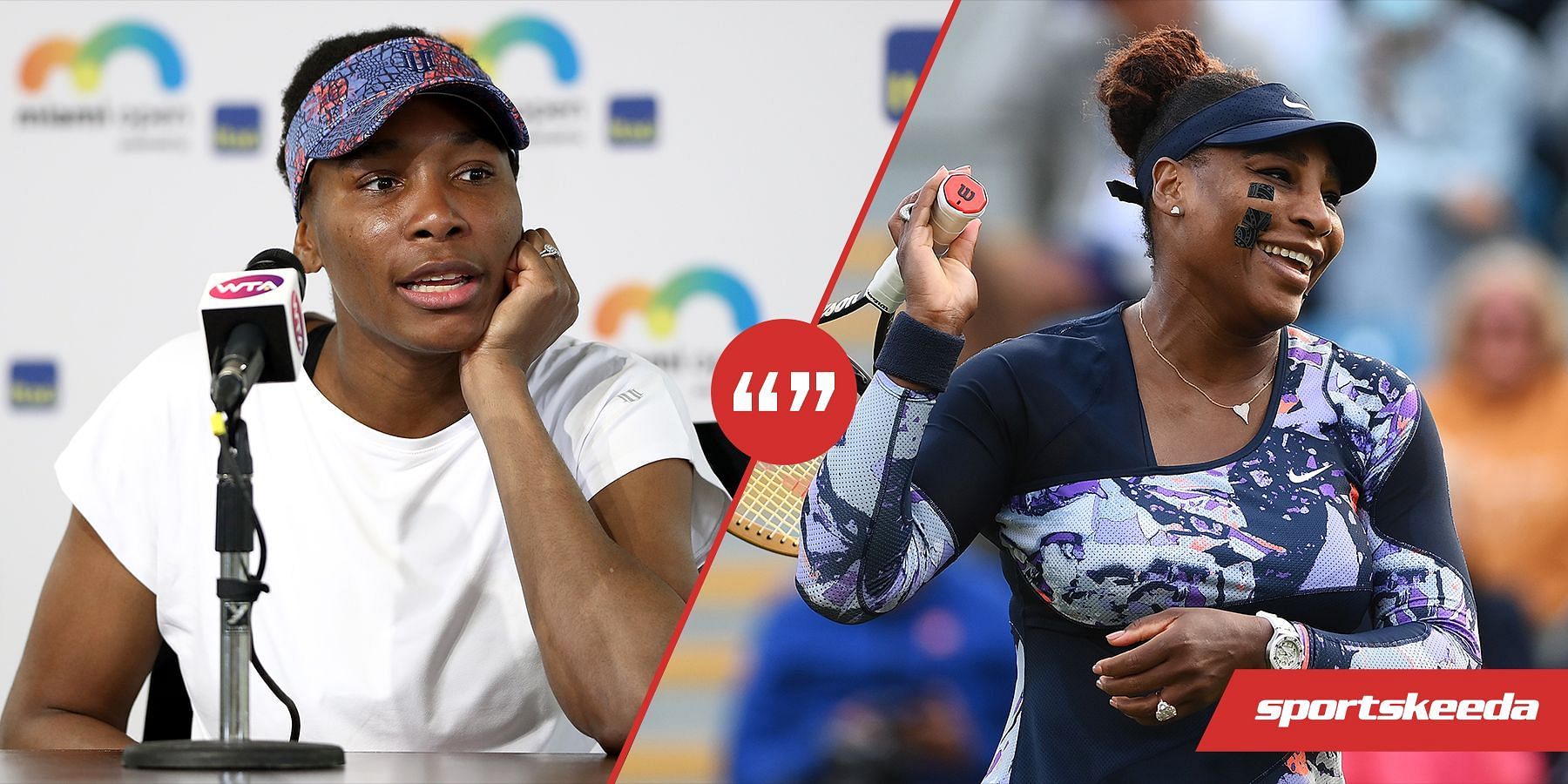 Venus Williams (L) names Serena Williams as the player she learns from the most.