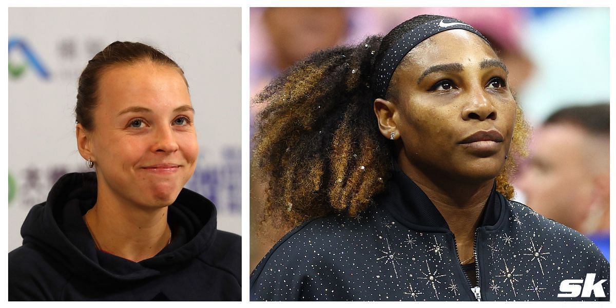 Anett Kontaveit will take on Serena Williams in the second round at the US Open.