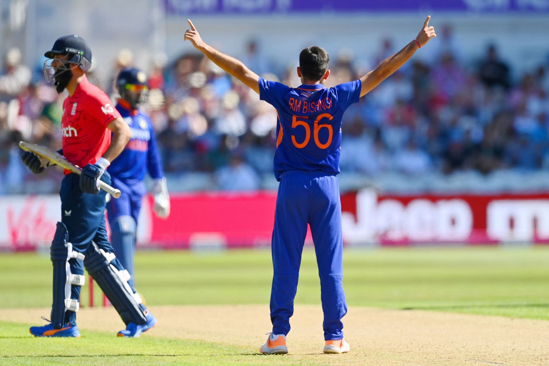 Ravi Bishnoi has made an impressive start to his T20I career. Pic: Getty Images