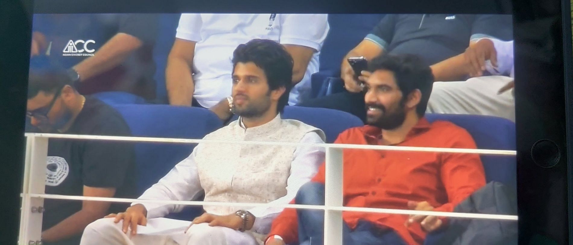 Vijay Deverakonda is promoting his movie Liger.