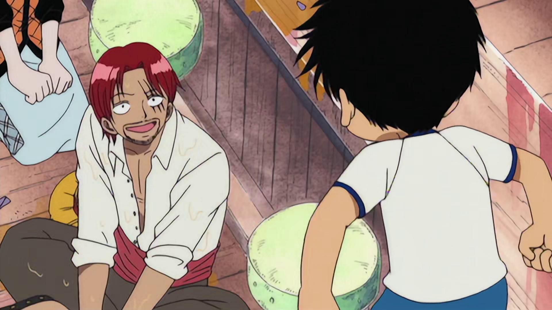 What is Shanks hiding? (Image via Toei Animation)