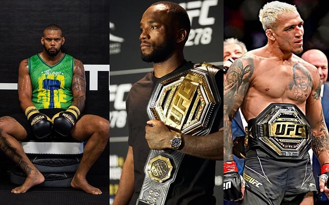 "Fighting for an opportunity" - Thiago Santos draws similarities between Leon Edwards and Charles Oliveira's journeys to becoming UFC champions