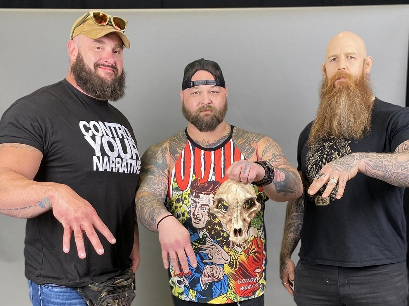 Braun Strowman, Erick Rowan, and Bray Wyatt together once again.