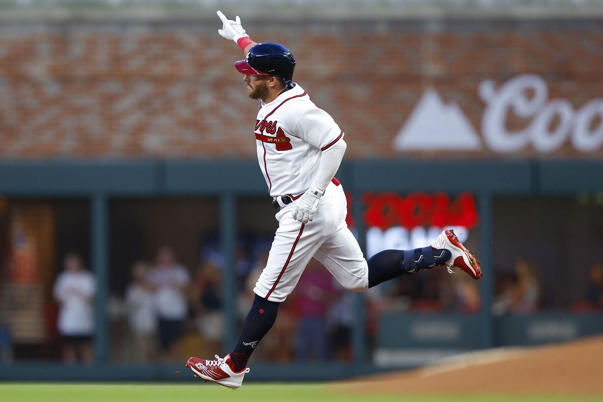 Robbie Grossman celebrating a home run