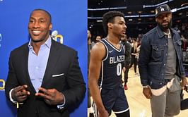 "I believe his dad will maintain a level that he'll be able to play" - Shannon Sharpe says the onus is on Bronny James to hold up his end of the bargain, gives him teaming up with LeBron a 30 percent chance
