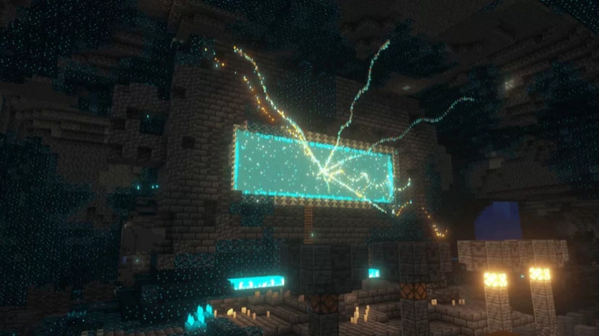The central wall in the ancient city (Image via planetminecraft.com/Flubberschnub)