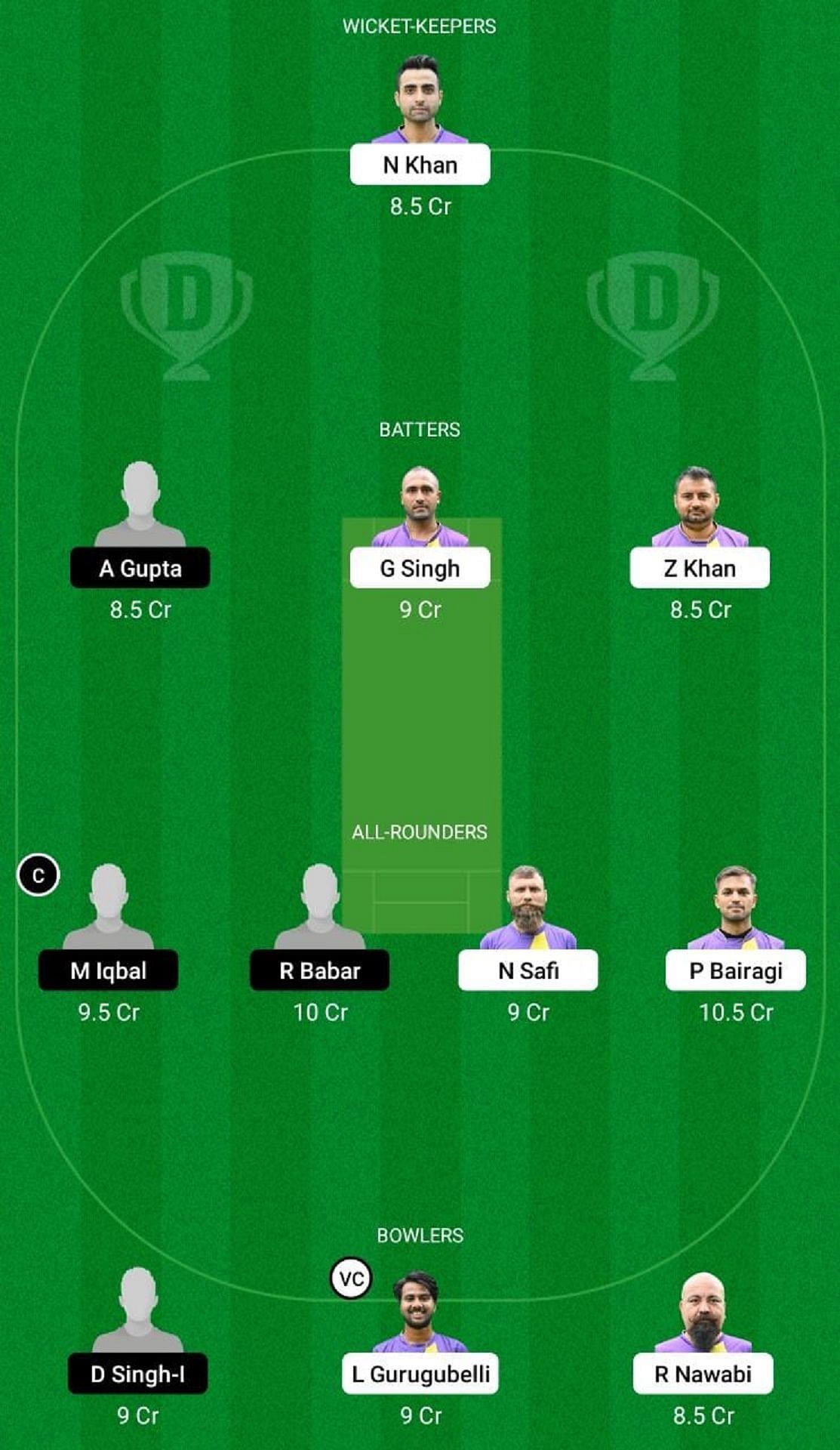 GSB vs LEM Dream11 Prediction Team, 1st Quarter-Final, Grand League