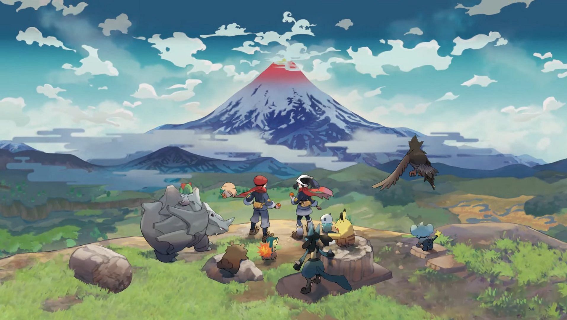 Official artwork for Pokemon Legends: Arceus (Image via Game Freak)
