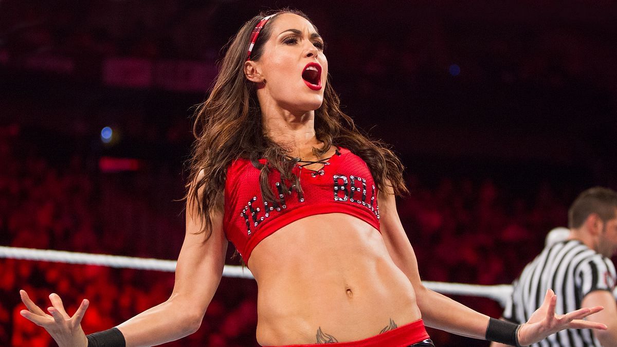 Brie Bella in her signature &quot;Brie Mode&quot; pose