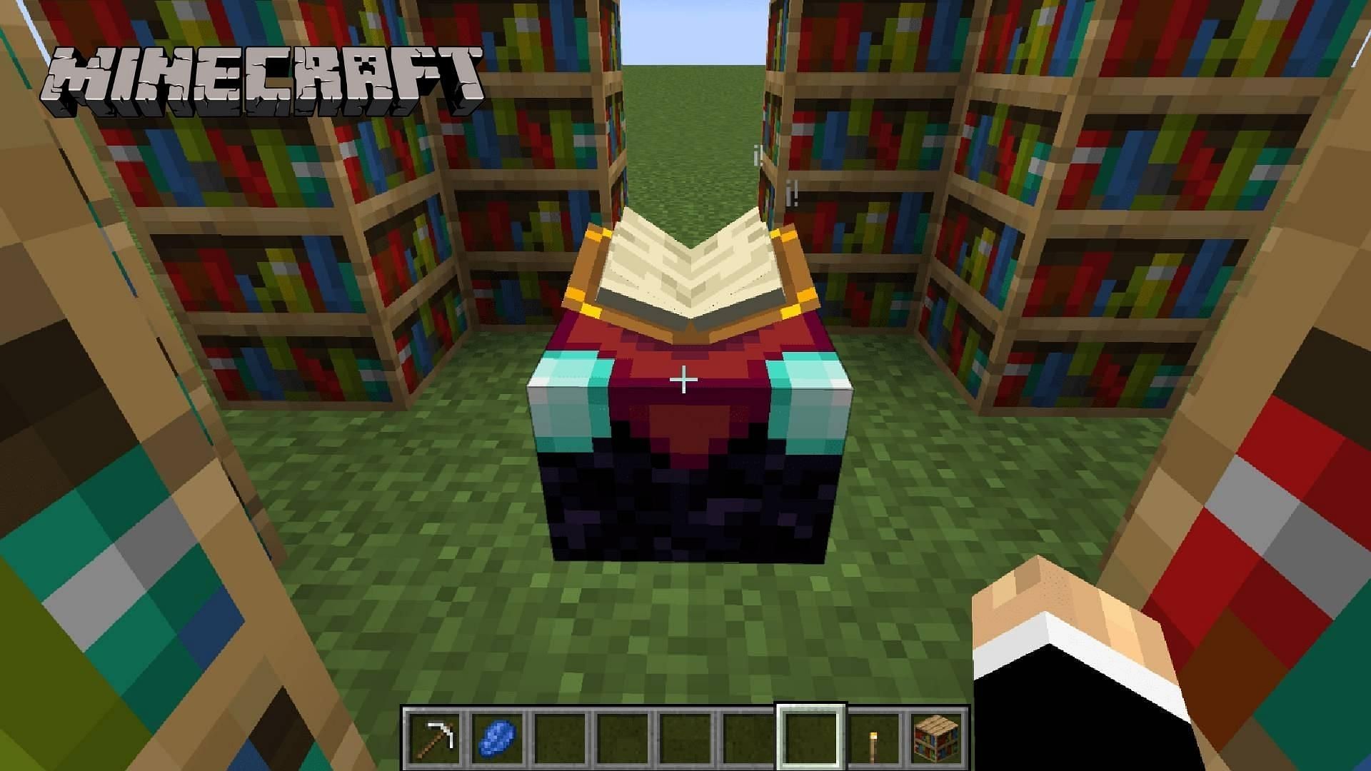 There are various methods than an enchanting table to get Enchantments in Minecraft (Image via Mojang)