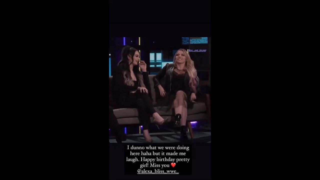 Paige&#039;s birthday message to Bliss