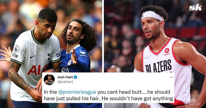 “He should have just pulled his hair; he wouldn’t have got anything” – NBA star Josh Hart aims dig at referees with reference from Chelsea-Spurs game after Darwin Nunez red