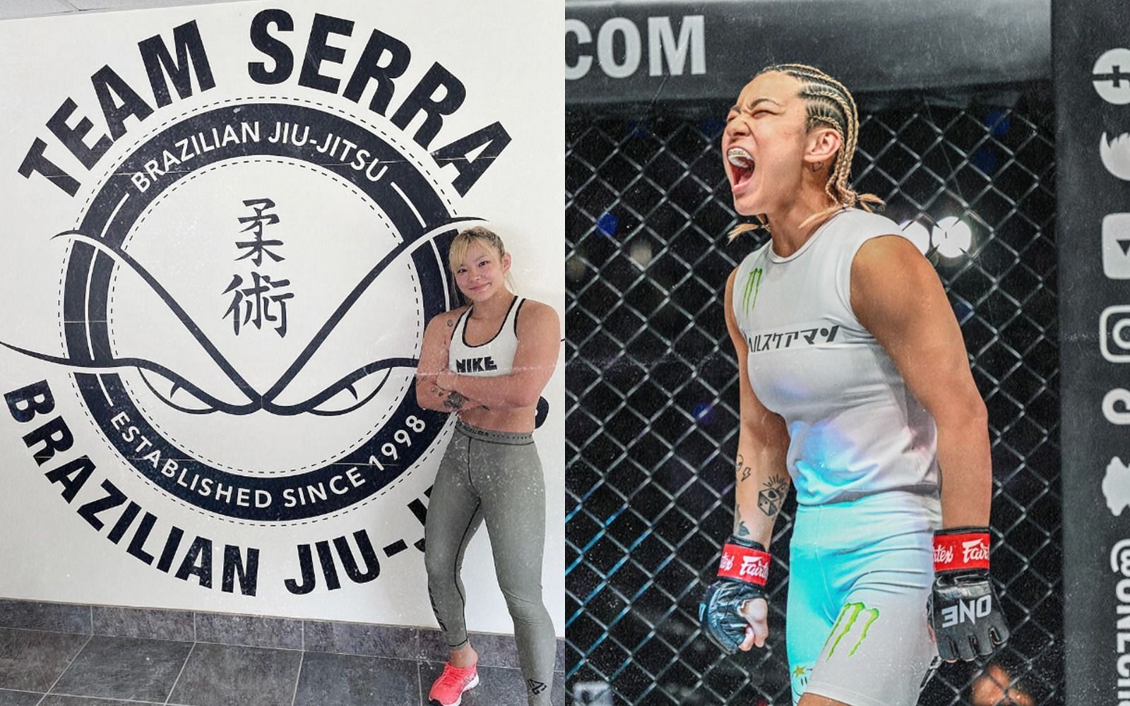 ONE atomweight superstar Itsuki Hirata trains in Serra BJJ in New York. (Image courtesy of ONE)