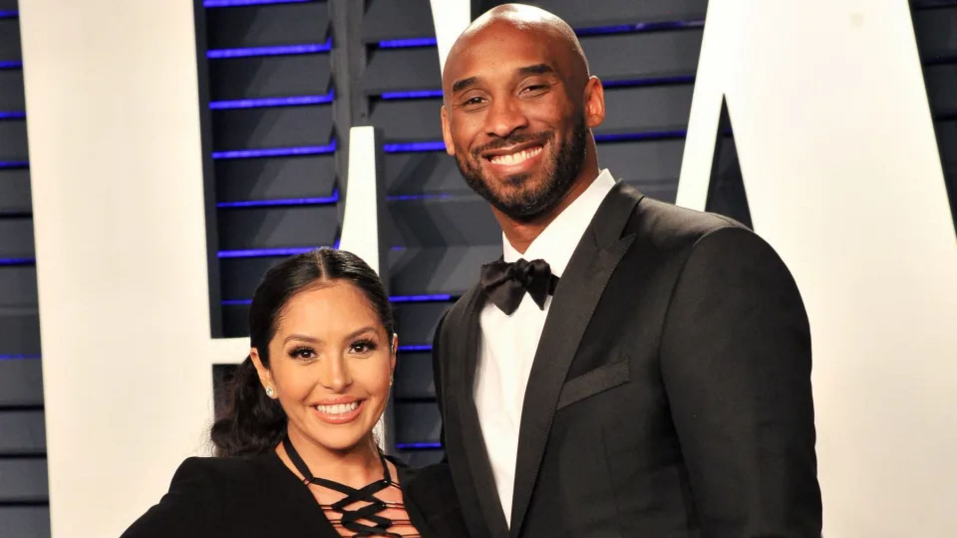 Vanessa Bryant and Kobe Bryant. (Image via Allen Berezovsky/Getty Images﻿)