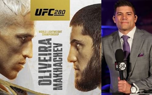 Charles Oliveira vs. Islam Makhachev (left. Image credit: @ufc on Instagram), Josh Thomson (right. Image credit: @therealpunk on Twitter)