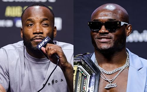 Leon Edwards (left) and Kamaru Usman (right) (Images via Getty)