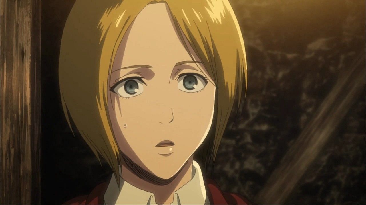 Dina, as seen in the series&#039; anime (Image Credits: Hajime Isayama/Kodansha, Kodansha USA, Attack on Titan)