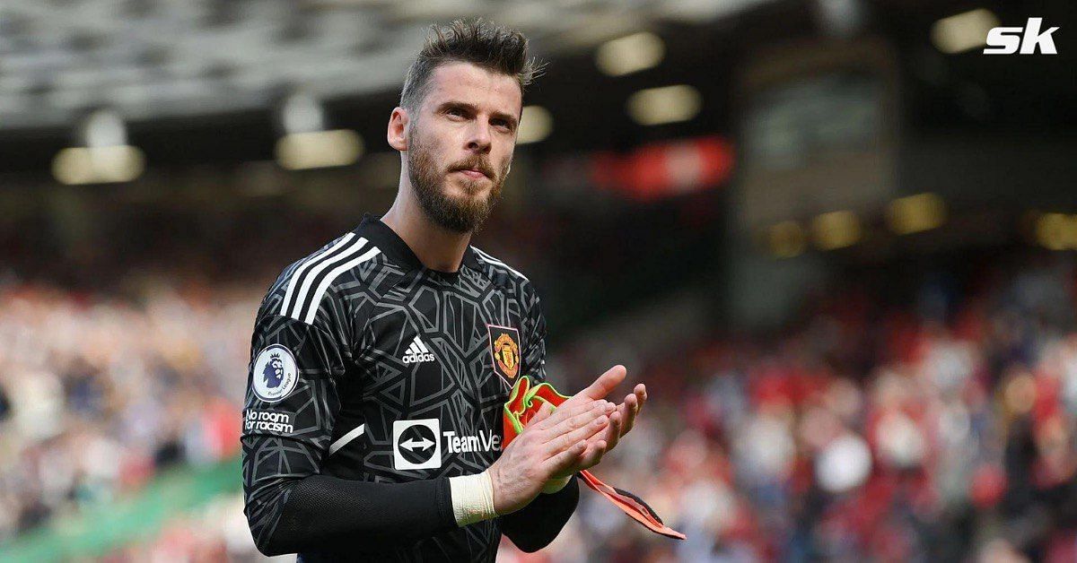 Manchester United have identified Illan Meslier as David de Gea (in pic)&#039;s potential replacement.