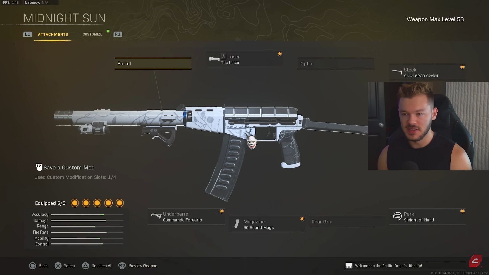 The Call of Duty Warzone AS VAL loadout (Image via YouTube/Chuck)