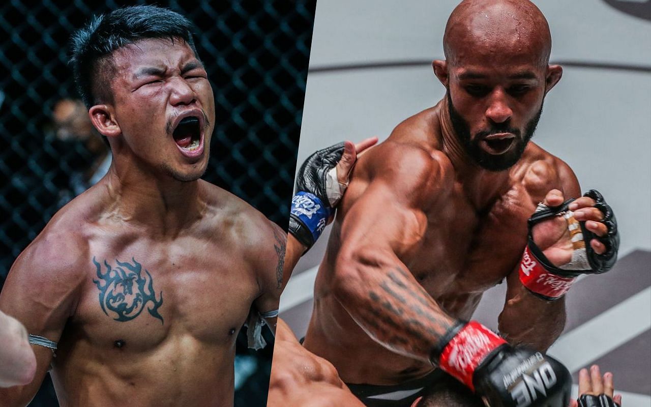 [Photo Credit: ONE Championship] Rodtang Jitmuangnon, Demetrious Johnson