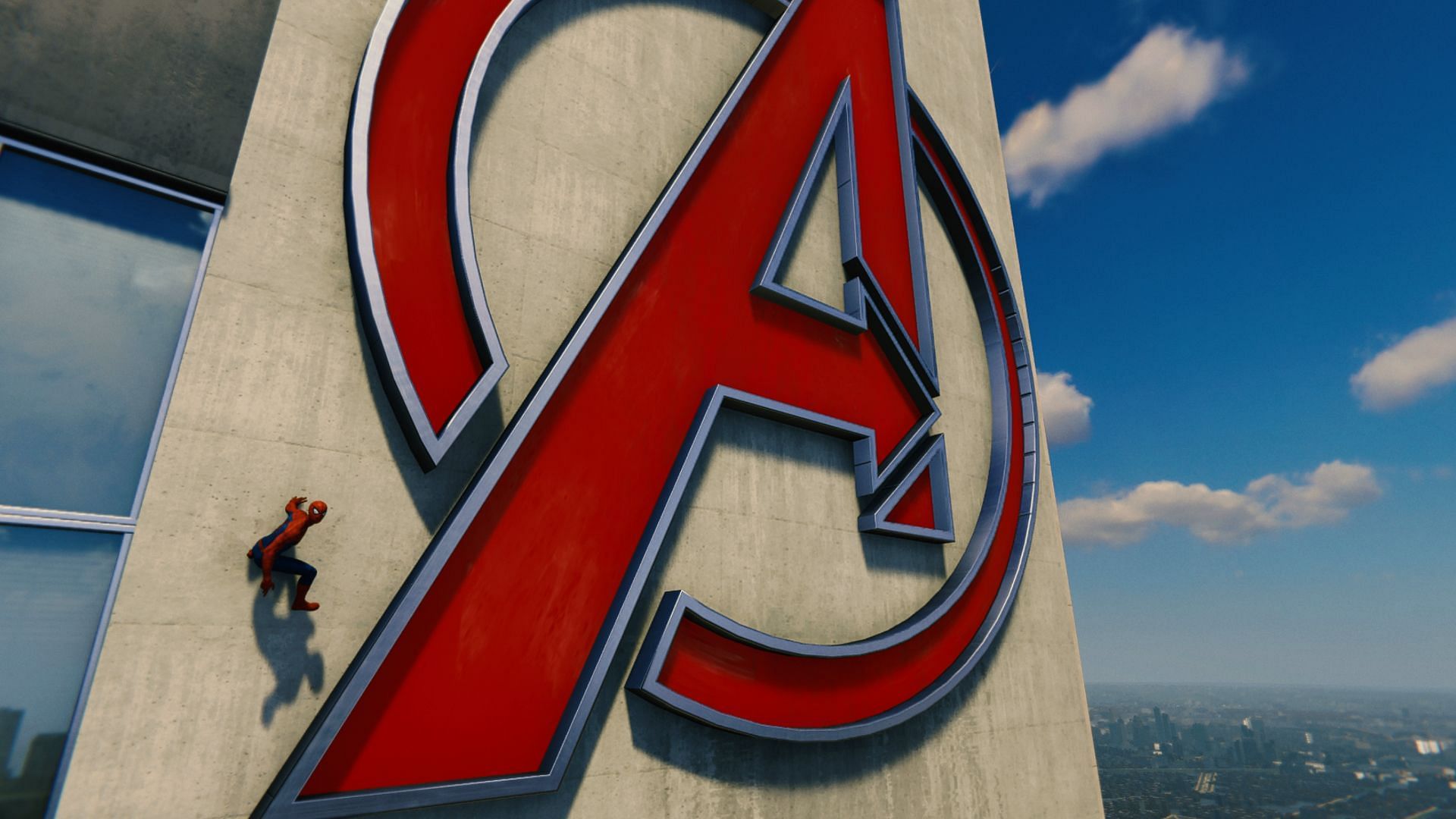 The Avengers Tower as seen in the game (Image via Insomniac Games)