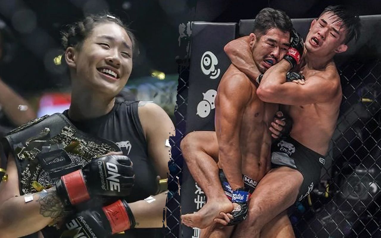 [Photo Credit: ONE Championship] Angela Lee, Ok Rae Yoon, Christian Lee