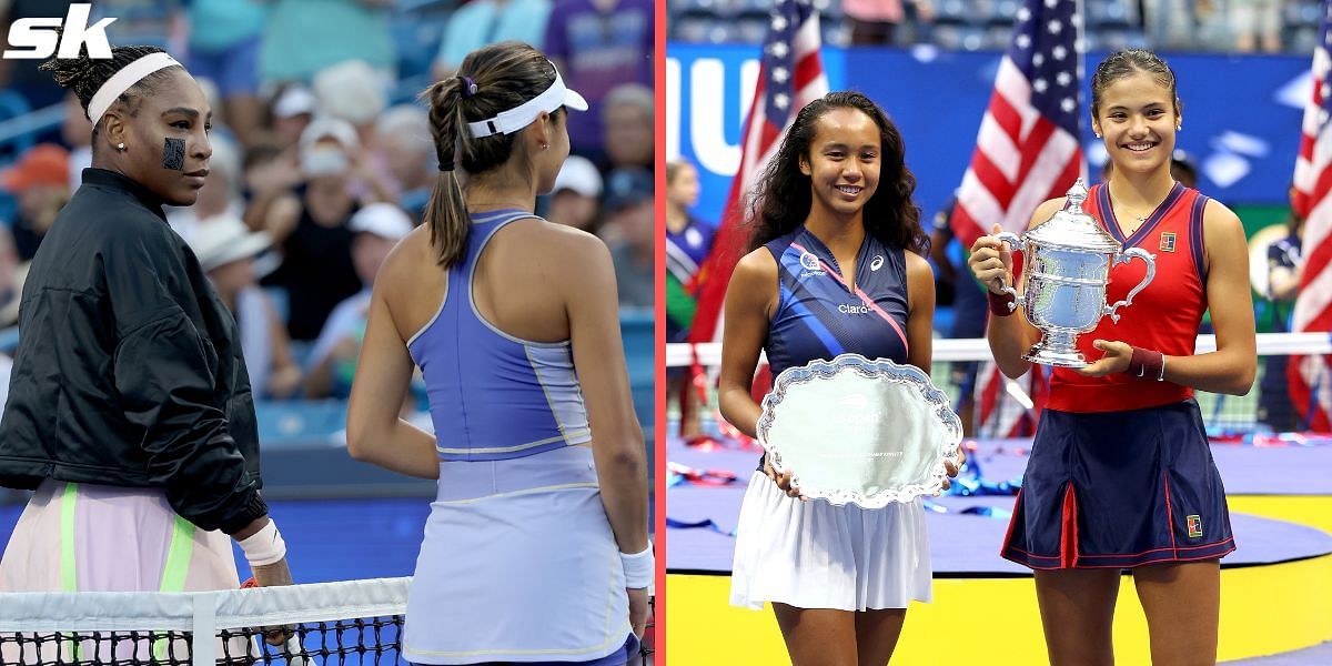 Emma Raducanu compared her Cincinnati Open 1R match against Serena Williams with her 2021 US Open final against Leylah Fernandez