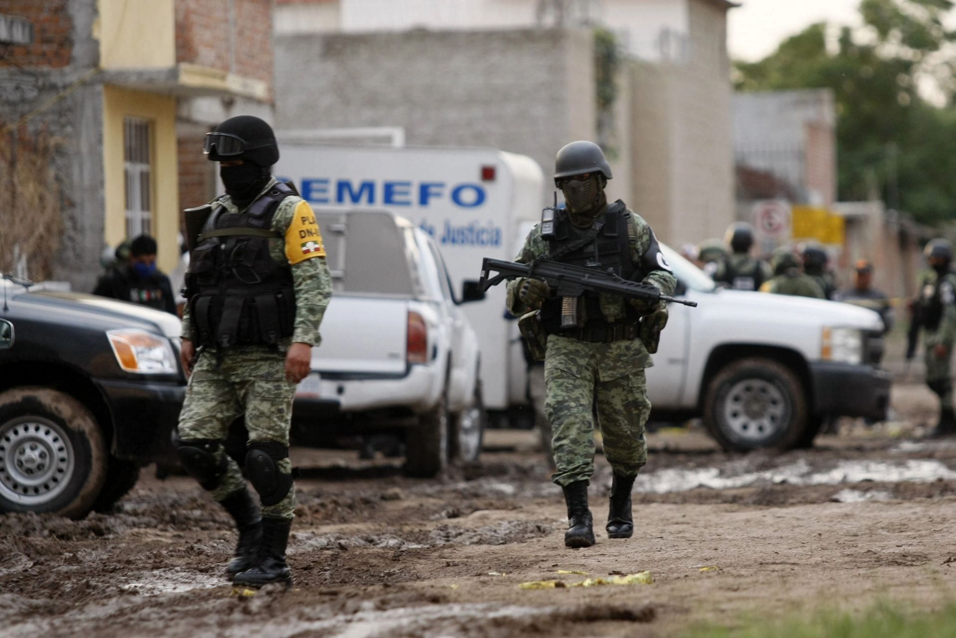 Representative Picture of National Guards in Guanajuato state in 2020 (Image via Mario Armas/AFP/Getty Images)