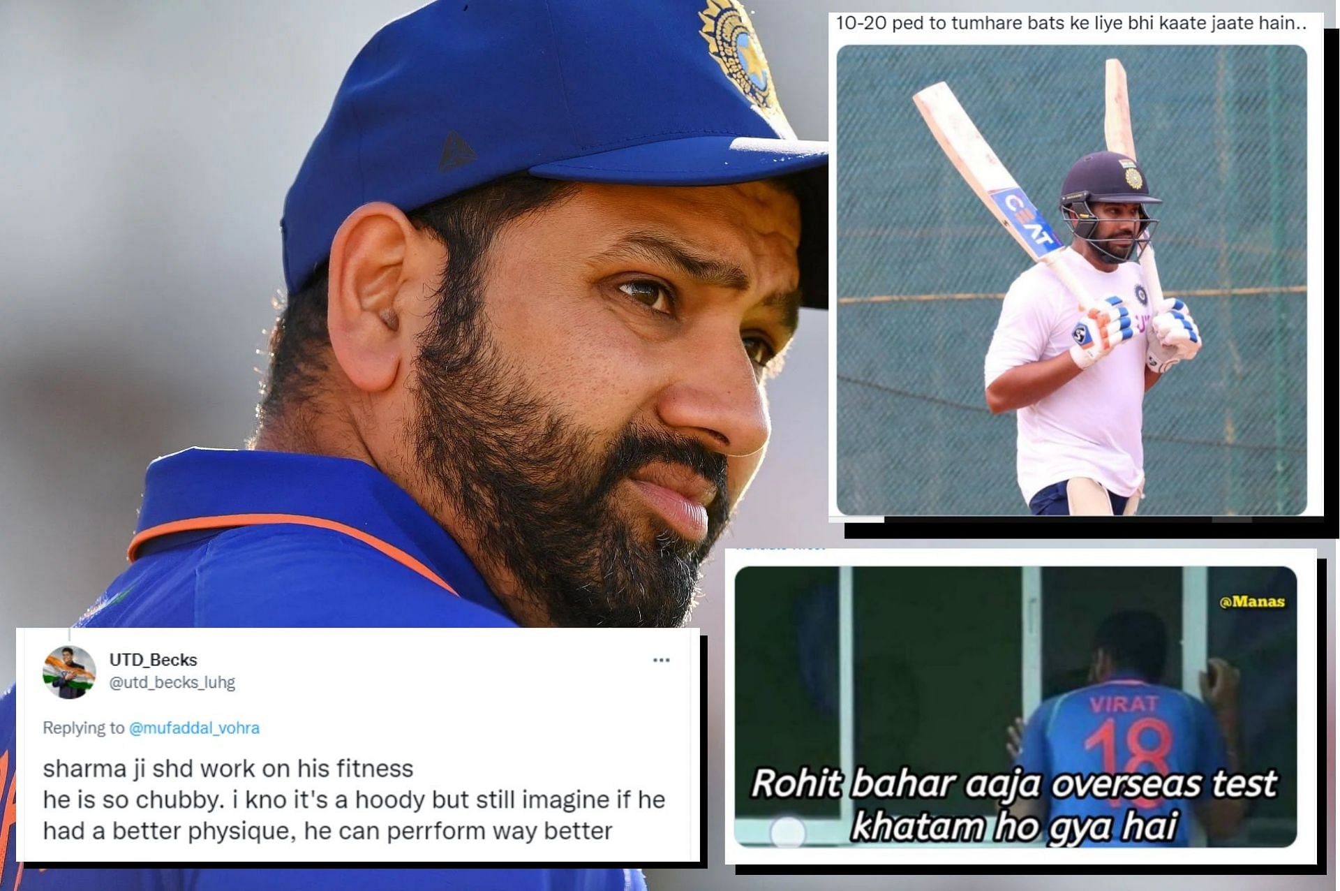 Rohit Sharma has been trolled for a number of reasons, some of them bizarre.