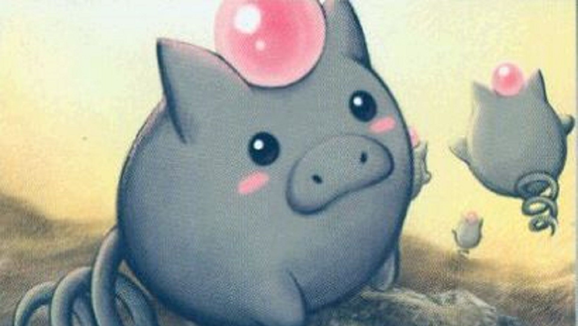 Spoink&#039;s art in the trading card game (Image via The Pokemon Company)