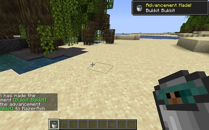 How to get Bukkit Bukkit advancement in Minecraft 1.19 update