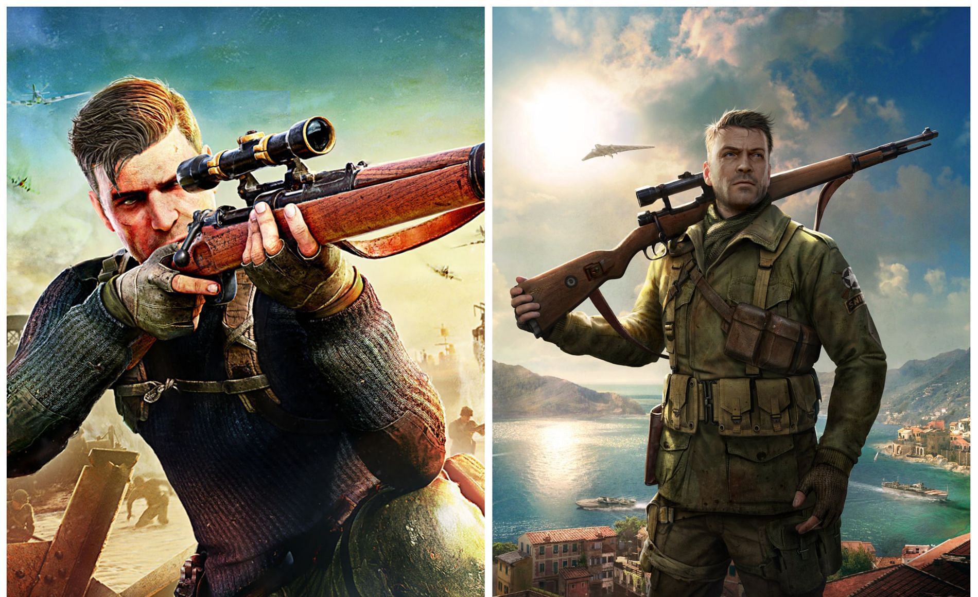 Sniper Elite video games offer a realistic and nuanced approach to shooting combat (Images via Rebellion)