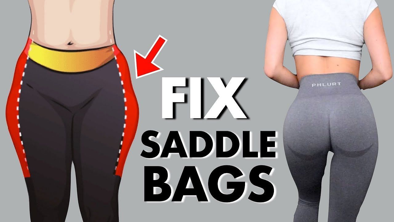 Try these exercises to fix your saddlebags! (Image via youtube.com/getfitbyivana)