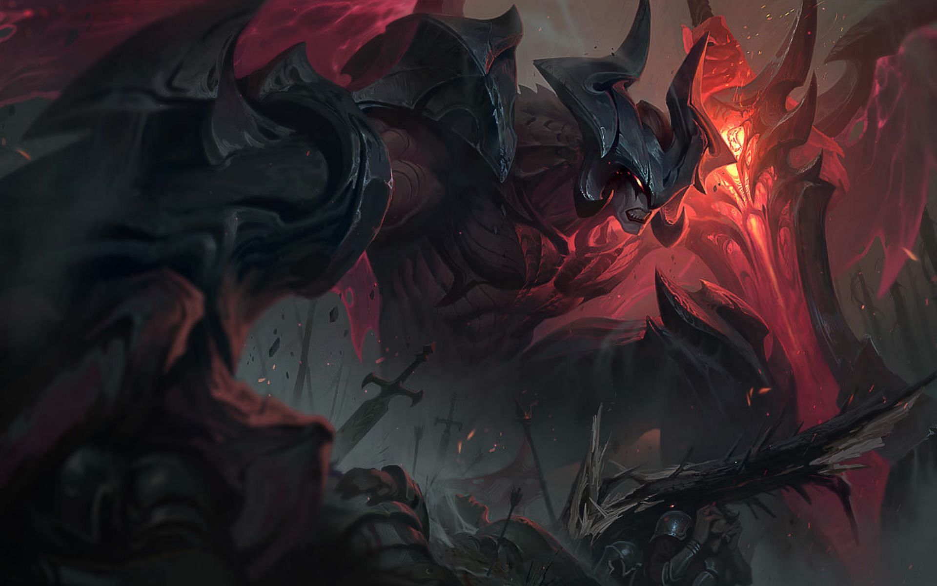 A look into the probable appearance of the new Darkin champion (Image via Riot Games)