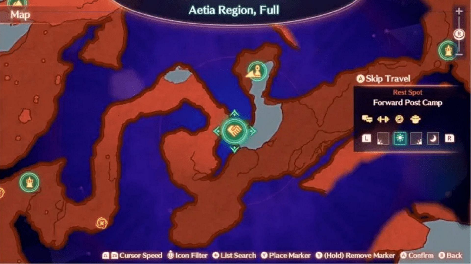 The Forward Post Camp of the Aetia Region in Xenoblade Chronicles 3 (Image via Nintendo)