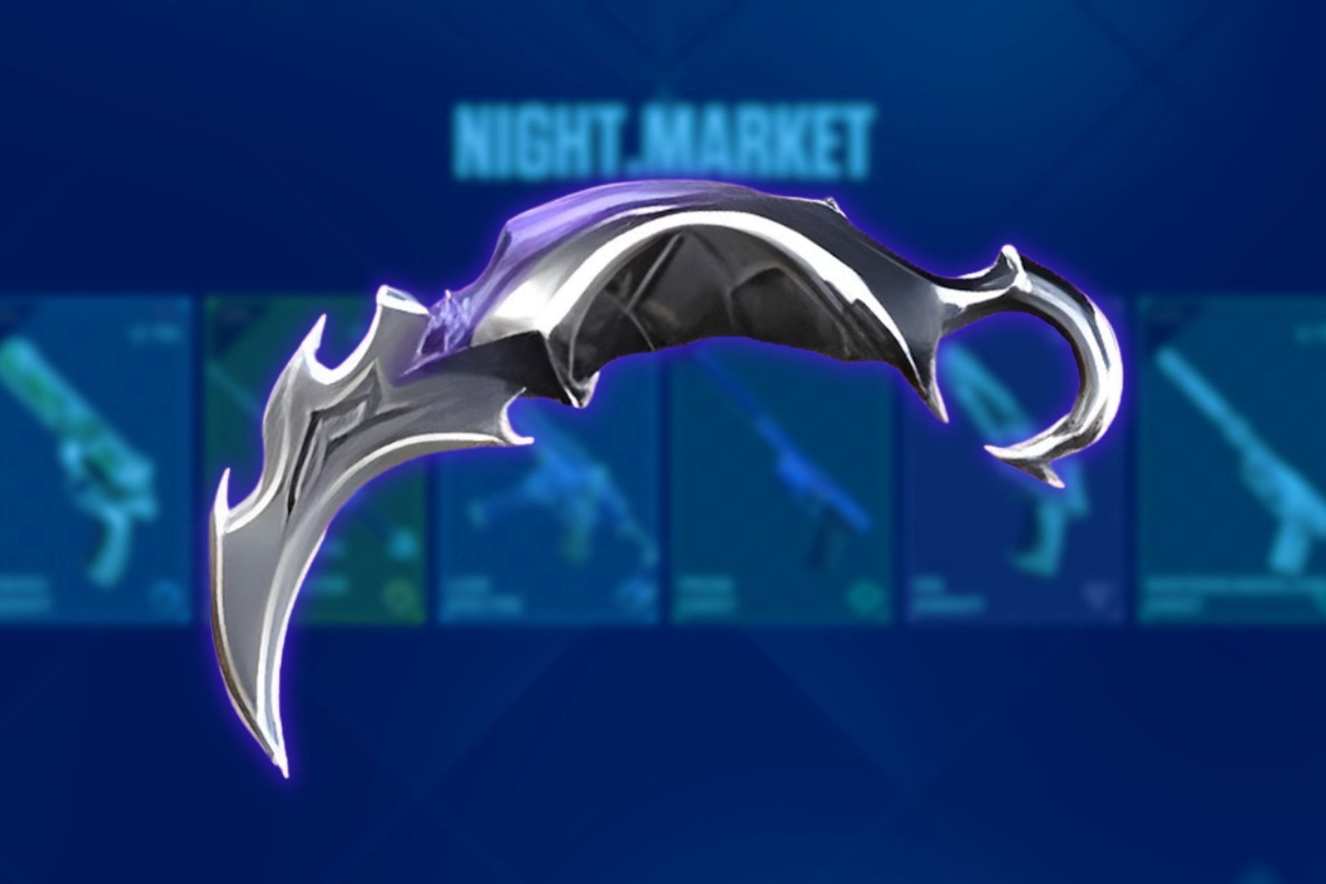 Valorant&#039;s Reaver 2.0 Karambit could be available in Night Market according to a leak (Image via Sportskeeda)