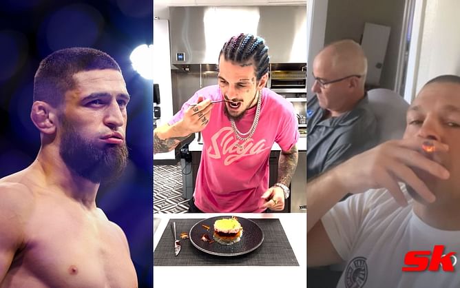 MMA News Roundup: Former UFC champion charts surprising future for Khamzat Chimaev, Sean O'Malley repelled by Russian food, fans hail Nate Diaz for smoking weed in front of USADA official