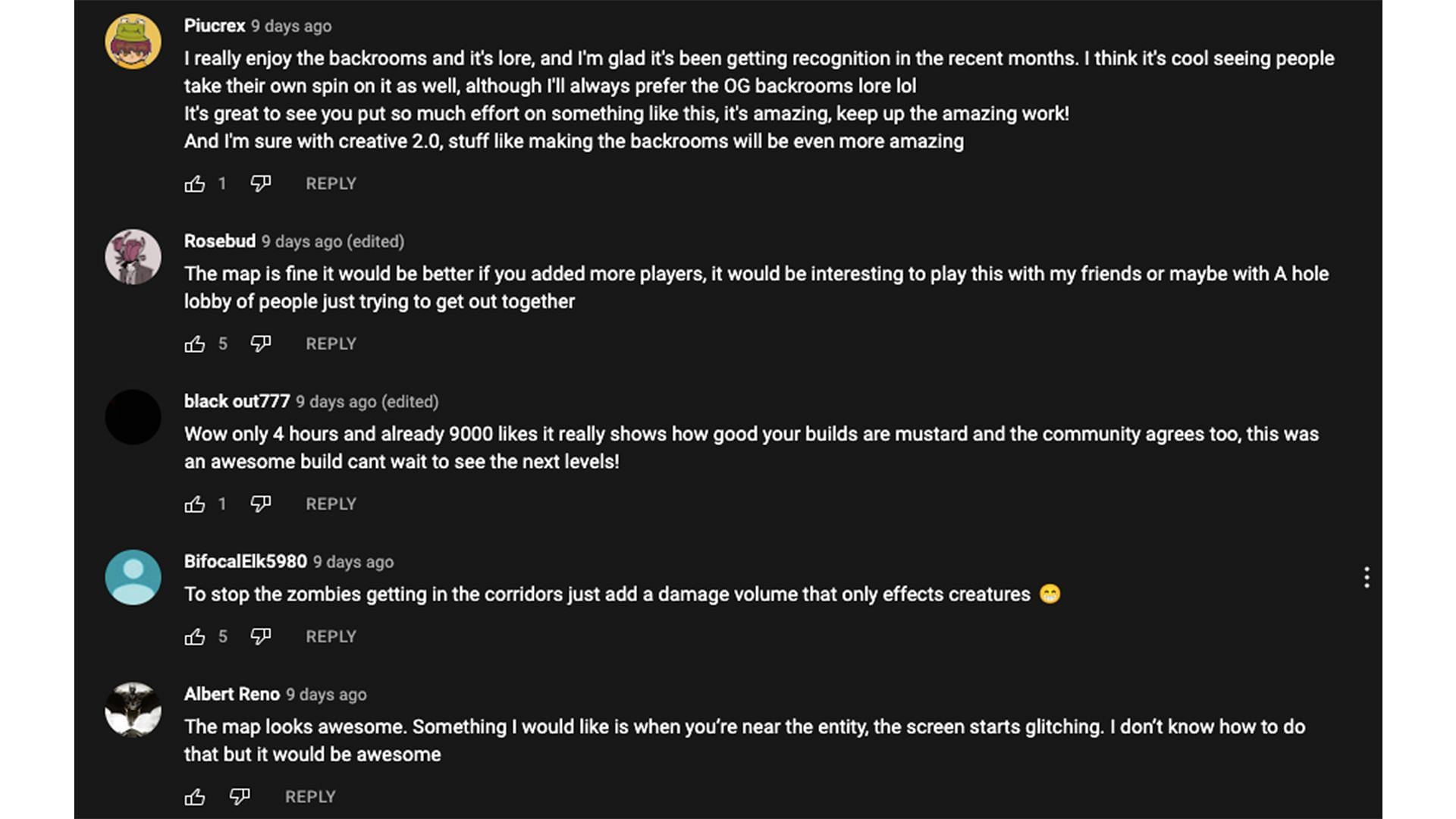 A screenshot of the comments board (Image via YouTube/Mustard Plays)