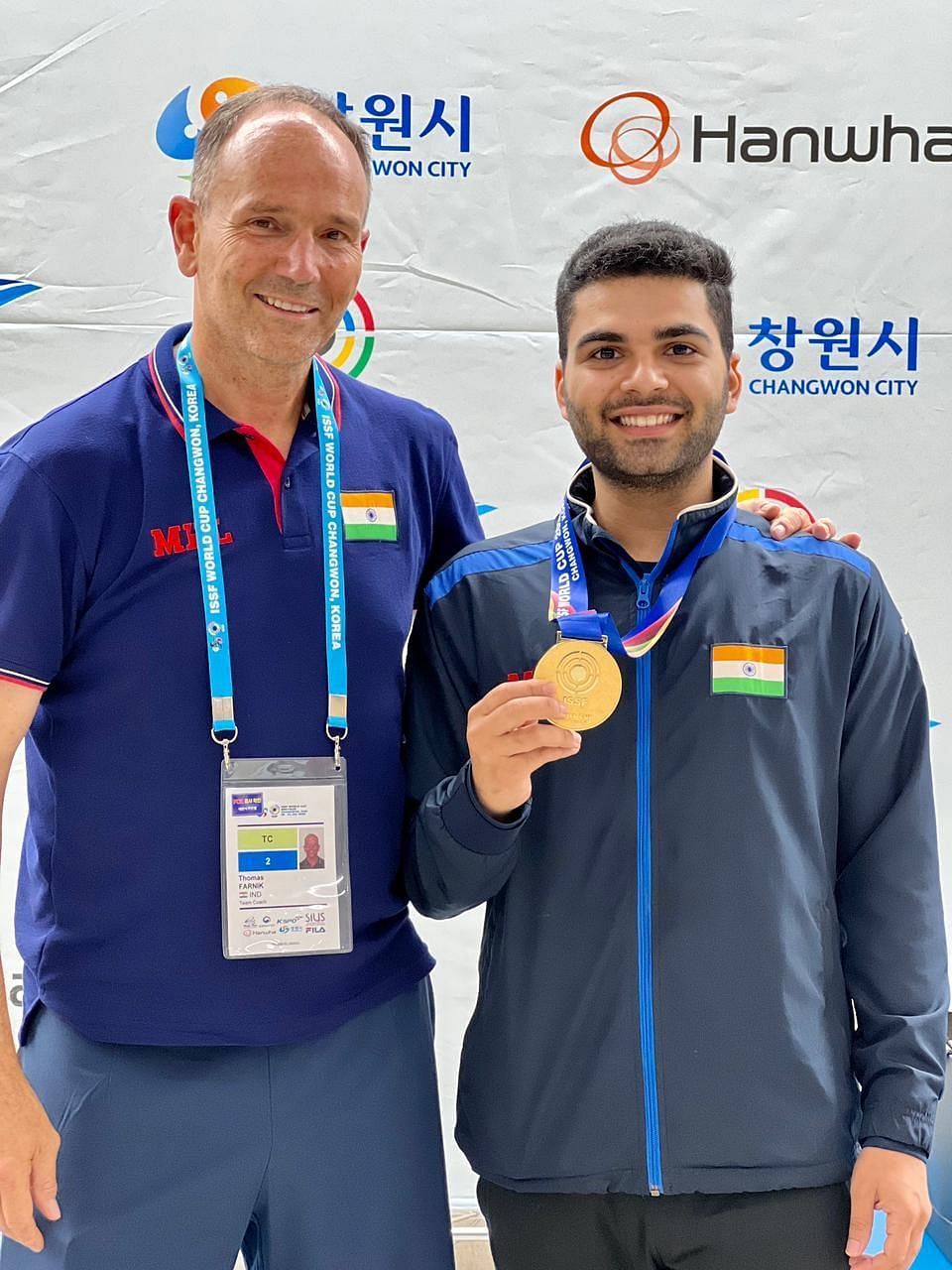 Arjun Babuta at ISSF Senior World Cup 2022