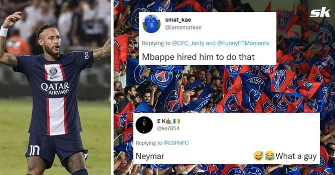 “Mbappe changed his job”, “next Lionel Messi will do it also” – Fans react hilariously to what Neymar did after PSG win Trophee des Champions against Nantes