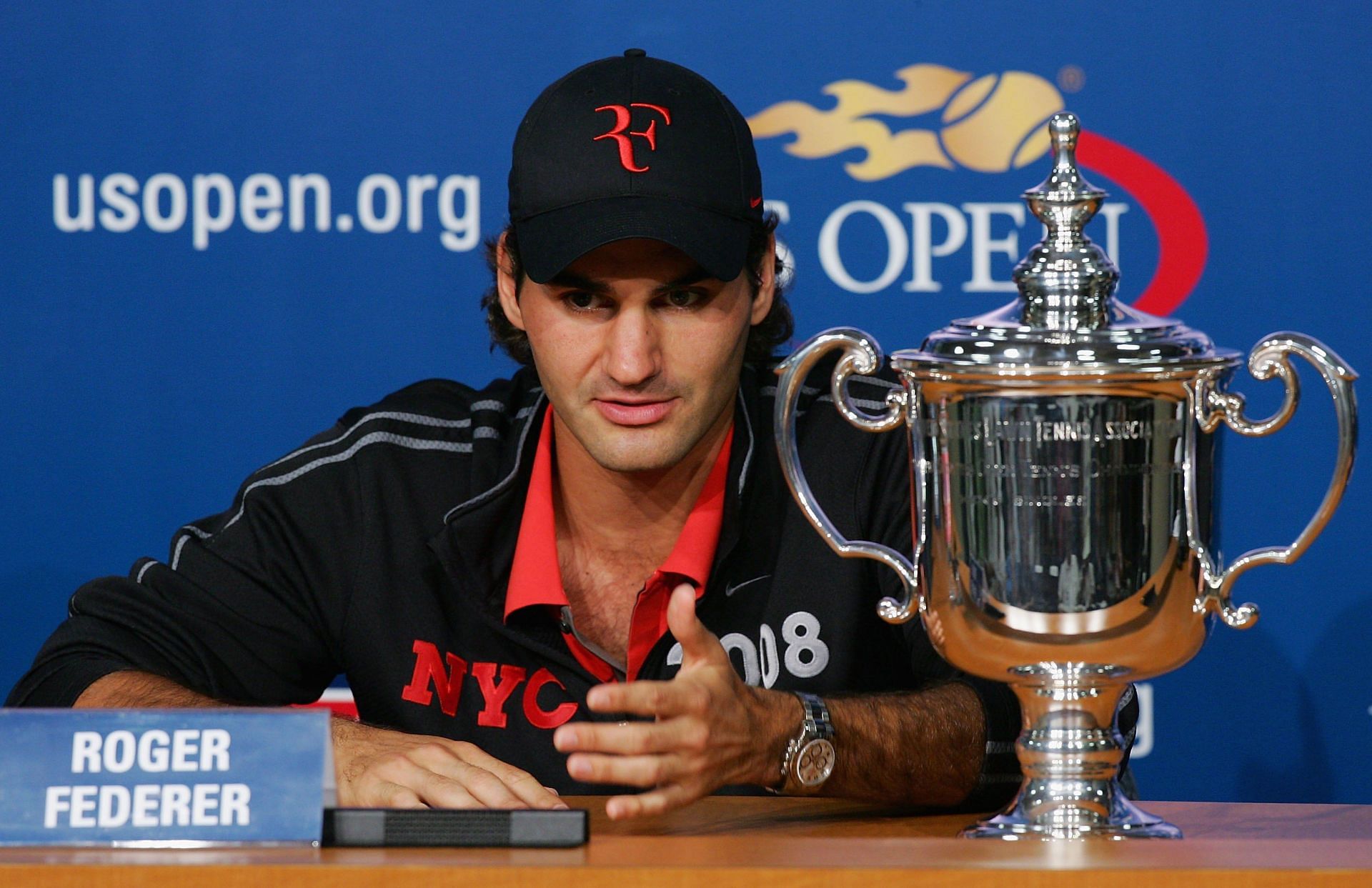 Roger Federer won his fifth consecutive US Open title in 2008.